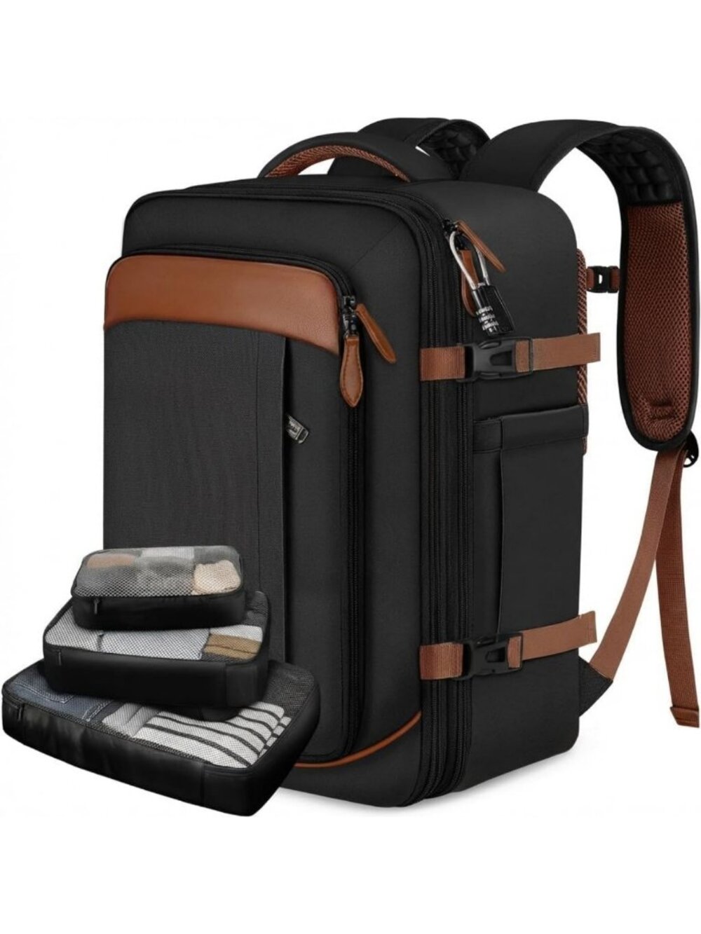 40L Travel Backpack for Men - Flight Approved Carry-On, Durable & Stylish Design